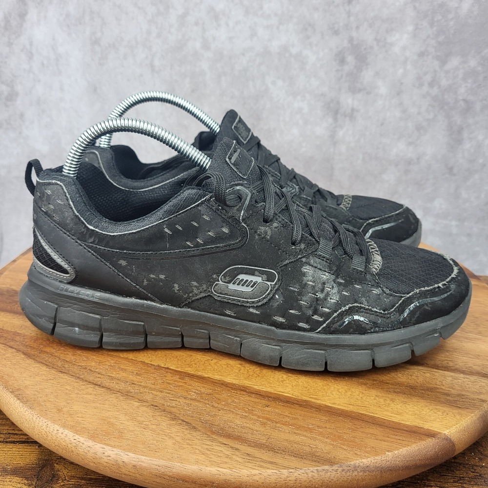 Skechers Elite Synergy Running Shoes Womens‎ Size 11 Black Trainers Sneakers